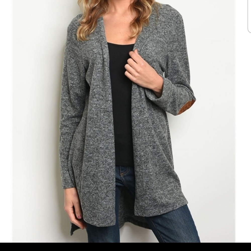 Grey cardigan
